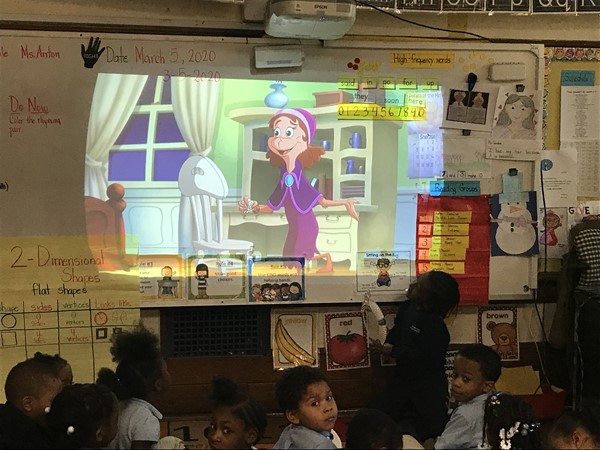 Kindergarten watches Dr. Seuss movies! 